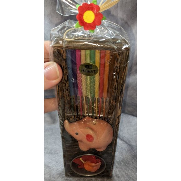 Pink Elephant Floral Incense Gift Set - Picture 2 of 4